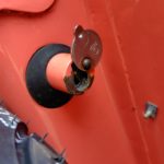 ベスパのハンドルロックキーシリンダー