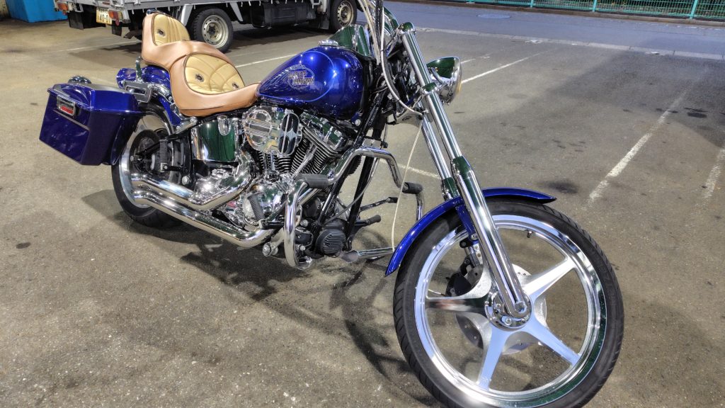 ハーレーカギ作成車両